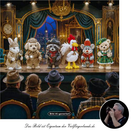 Auf einer Theaterbühne