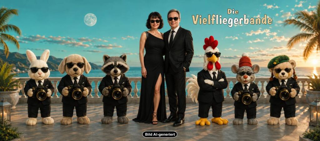KI-generiertes Bild - Die Vielfliegerbande - Banner - Login