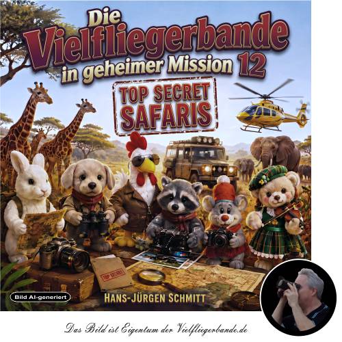 KI-generiertes Bild - Die Vielfliegerbande - In geheimer Mission 12