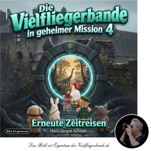 KI-generiertes Bild - Die Vielfliegerbande - In geheimer Mission 4
