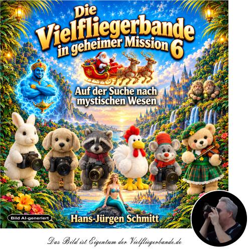 KI-generiertes Bild - Die Vielfliegerbande - In geheimer Mission 6