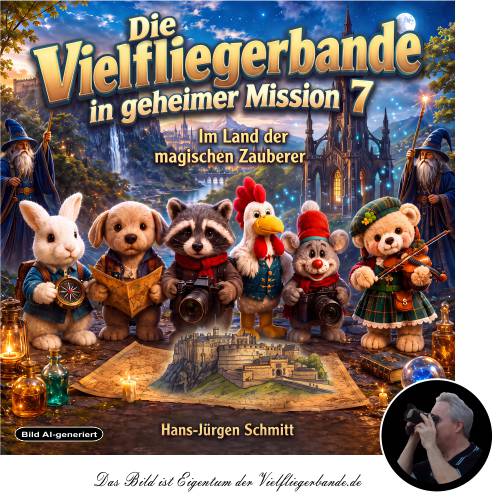 KI-generiertes Bild - Die Vielfliegerbande - In geheimer Mission 7